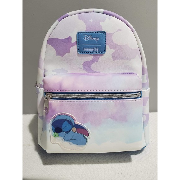 Loungefly Handbags - Loungefly Disney Lilo and Stitch Sleeping Clouds Mini Backpack NEW